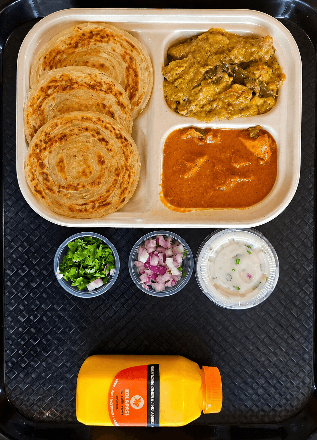 3 Bread Double Curry drink combo